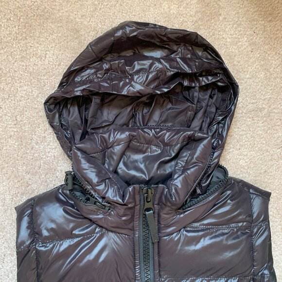 Black Puffer Down Vest medium - Picture 4 of 5